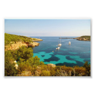 Portinatx Ibiza Kustlandschap Foto Afdruk