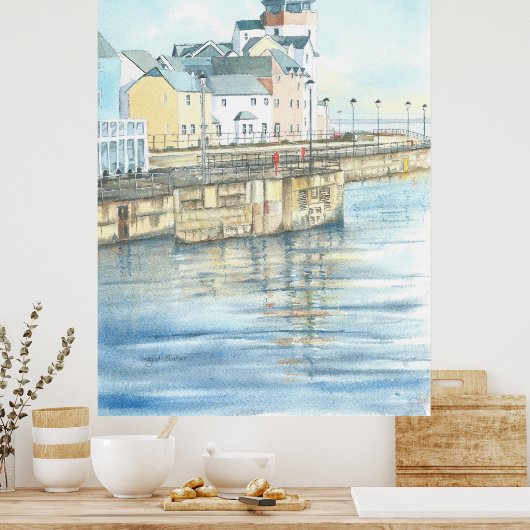 Portishead Marina Poster (Keuken)