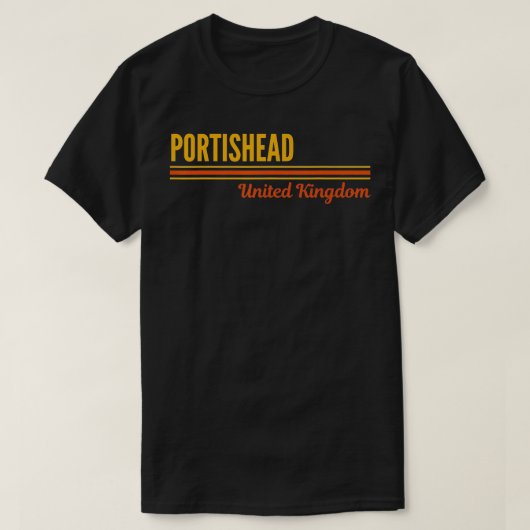Portishead Verenigd Koninkrijk T-shirt (Design voorkant)