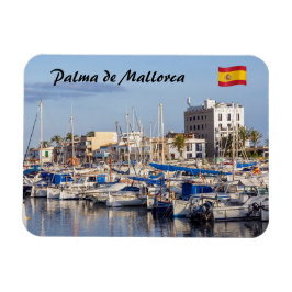 Portixolmarina bij de schemering - Palma de Mallor Magneet