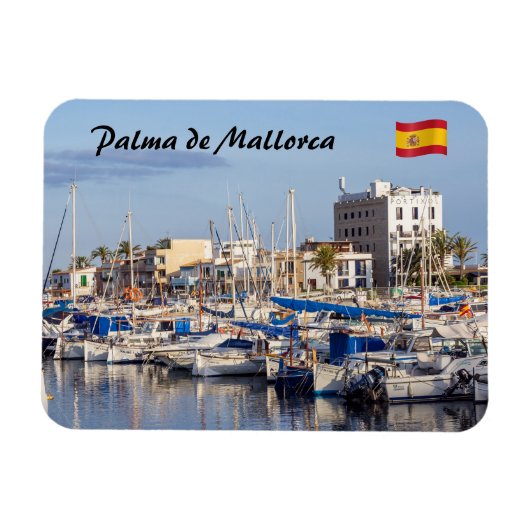 Portixolmarina bij de schemering - Palma de Mallor Magneet (Horizontaal)