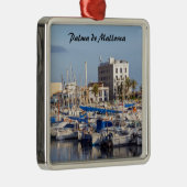 Portixolmarina bij de schemering - Palma de Mallor Metalen Ornament (Rechts)