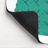 Portland Airport carpet Oregon-kaart Muismat (Hoek)