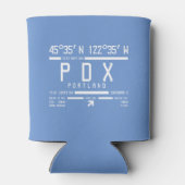 Portland Airport Code Blikjeskoeler (Achterkant)