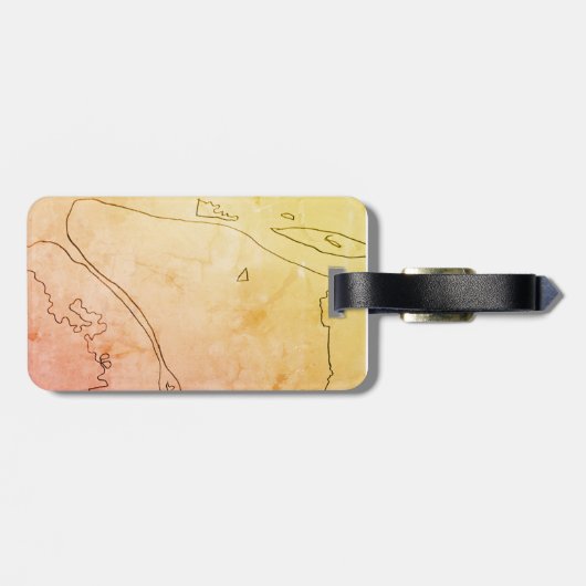 Portland Bagagelabel (Achterkant horizontaal)