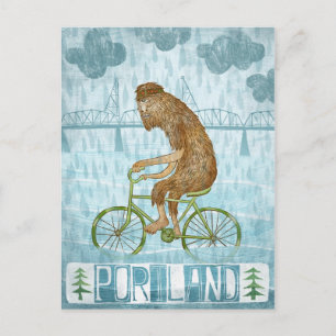 Portland Bigfoot Briefkaart