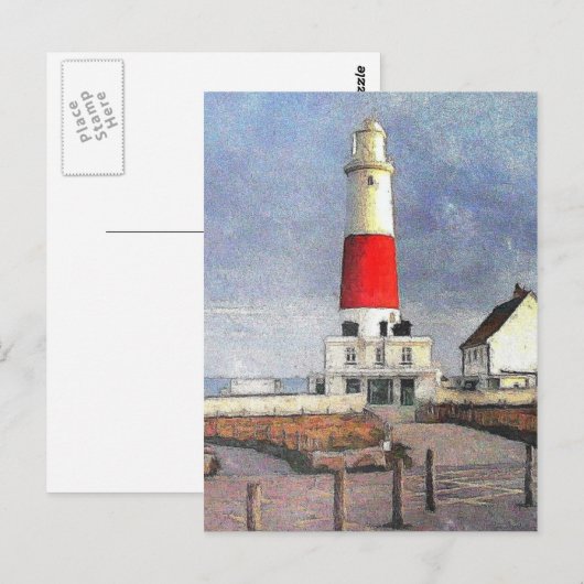Portland Bill Lighthouse Briefkaart (Voorkant / Achterkant)
