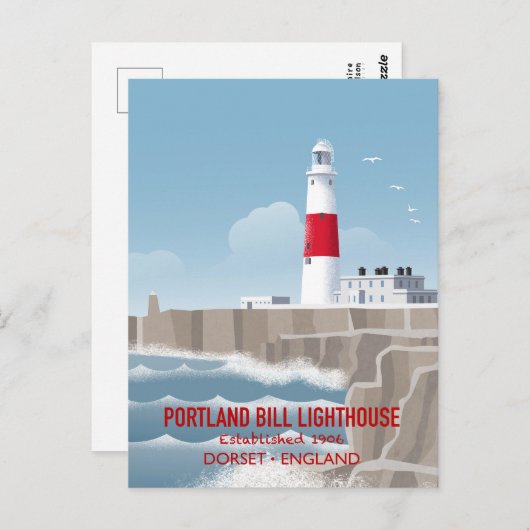 Portland Bill Lighthouse Briefkaart (Voorkant / Achterkant)