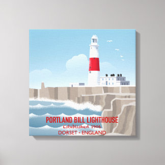 Portland Bill Lighthouse Canvas Afdruk