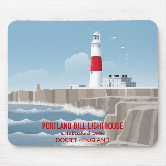 Portland Bill Lighthouse Muismat (Voorkant)