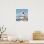 Portland Bill Lighthouse Poster (Keuken)