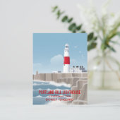 Portland Bill-vuurtoren Briefkaart (Staand voorkant)