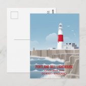Portland Bill-vuurtoren Briefkaart (Voorkant / Achterkant)