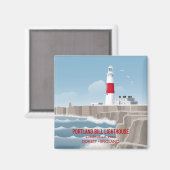 Portland Bill-vuurtoren Magneet (Voorkant / Achterkant)
