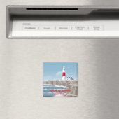 Portland Bill-vuurtoren Magneet (Insitu (Vaatwasser))