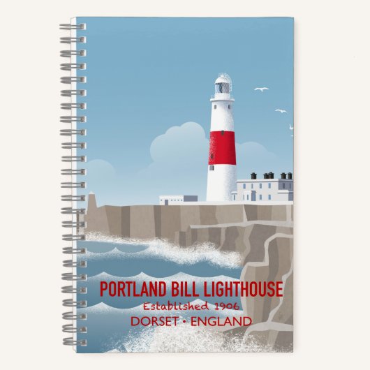 Portland Bill-vuurtoren Notitieboek (Voorkant)