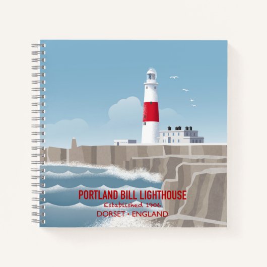 Portland Bill-vuurtoren Notitieboek (Voorkant)