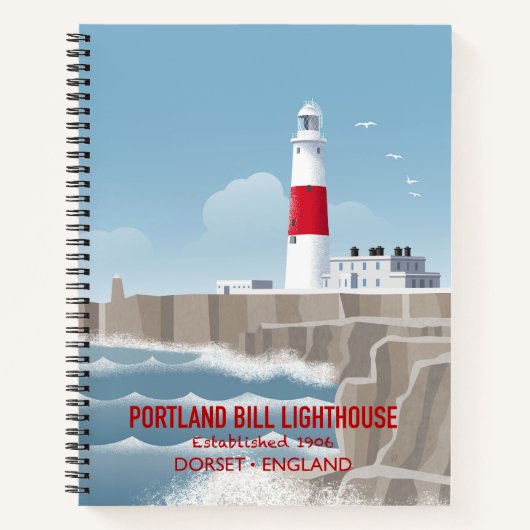 Portland Bill-vuurtoren Notitieboek (Voorkant)