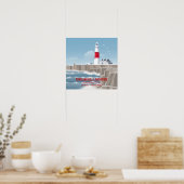Portland Bill-vuurtoren Poster (Keuken)