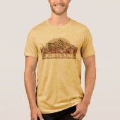 Portland Black Skyline grafisch T-shirt (Voorkant)