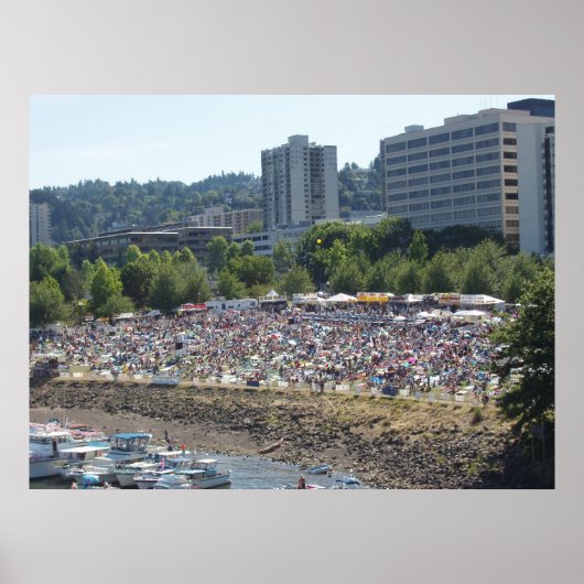 Portland Blues Festival 4 juli 2005 Poster (Voorkant)