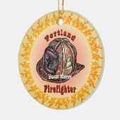 Portland brandweerman ornament (Links)