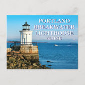 Portland Breakwater Lighthouse, Maine Briefkaart (Voorkant)
