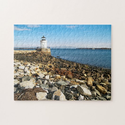 Portland Breakwater Lighthouse, Maine Puzzle Legpuzzel (Horizontaal)