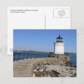 Portland Breakwater Lighthouse_New England Briefkaart (Voorkant / Achterkant)