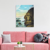 Portland Bridge Cantilever en Operations Canvas Afdruk (Insitu (Woonkamer))