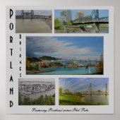 Portland Bridges Poster (Voorkant)