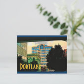 Portland Briefkaart (geel) (Staand voorkant)