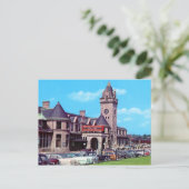 Portland, Briefkaart Maine Union Station 1950 (Staand voorkant)