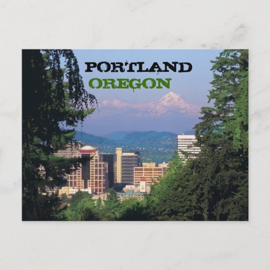 Portland, Briefkaart Oregon (Voorkant)