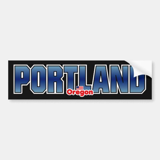 Portland Bumper Bumpersticker (Voorkant)