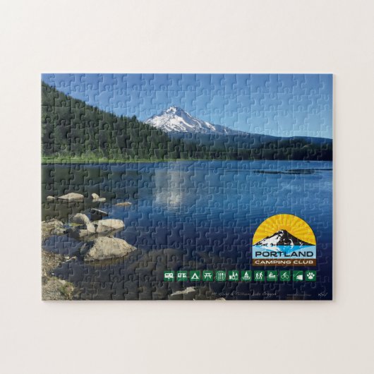 Portland Camping Club Trillium Lake OR Legpuzzel (Horizontaal)