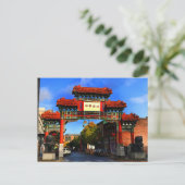 Portland Chinatown Gate #1 Briefkaart (Staand voorkant)