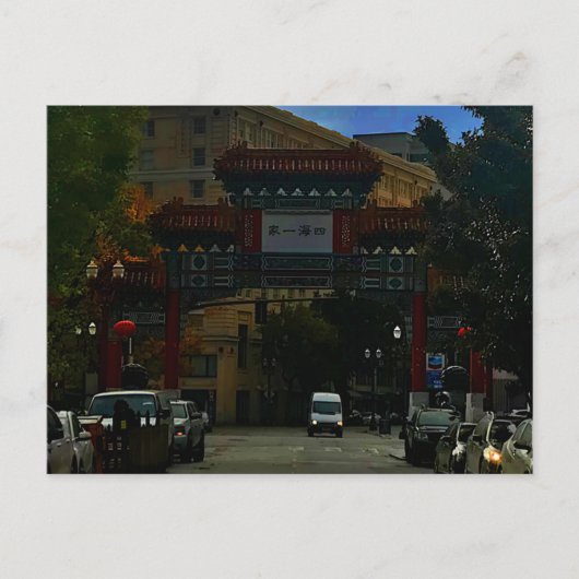 Portland Chinatown Gate #2 Briefkaart (Voorkant)