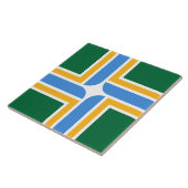 Portland City Flag Tegel Tegeltje (Zijkant)