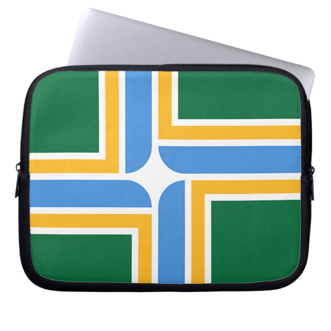 Portland City-laptophoes Laptop Sleeve (Voorkant)