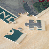 Portland City of Rozen - Roos Garden & Skyline Legpuzzel (Zijkant)