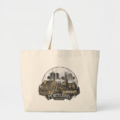 Portland City Oregon Verenigde Staten Grote Tote Bag (Voorkant)