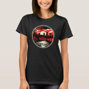 Portland City Oregon Verenigde Staten T-shirt