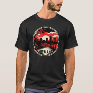 Portland City Oregon Verenigde Staten T-shirt