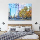 Portland Cityscape in de herfst Canvas Afdruk (Insitu (Slaapkamer))