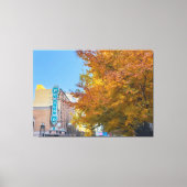 Portland Cityscape in de herfst Canvas Afdruk (Voorkant)