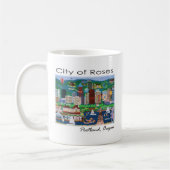 Portland~ de stad Rozen Koffiemok (Links)