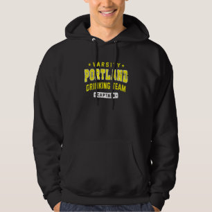 Portland Drankteam Captain Bier Ambachtelijke Bier Hoodie