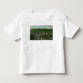 Portland en Mt. Hood op afstand Kinder Shirts (Voorkant)