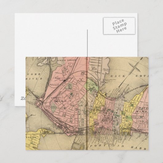 Portland en omgeving: briefkaart (Voorkant / Achterkant)